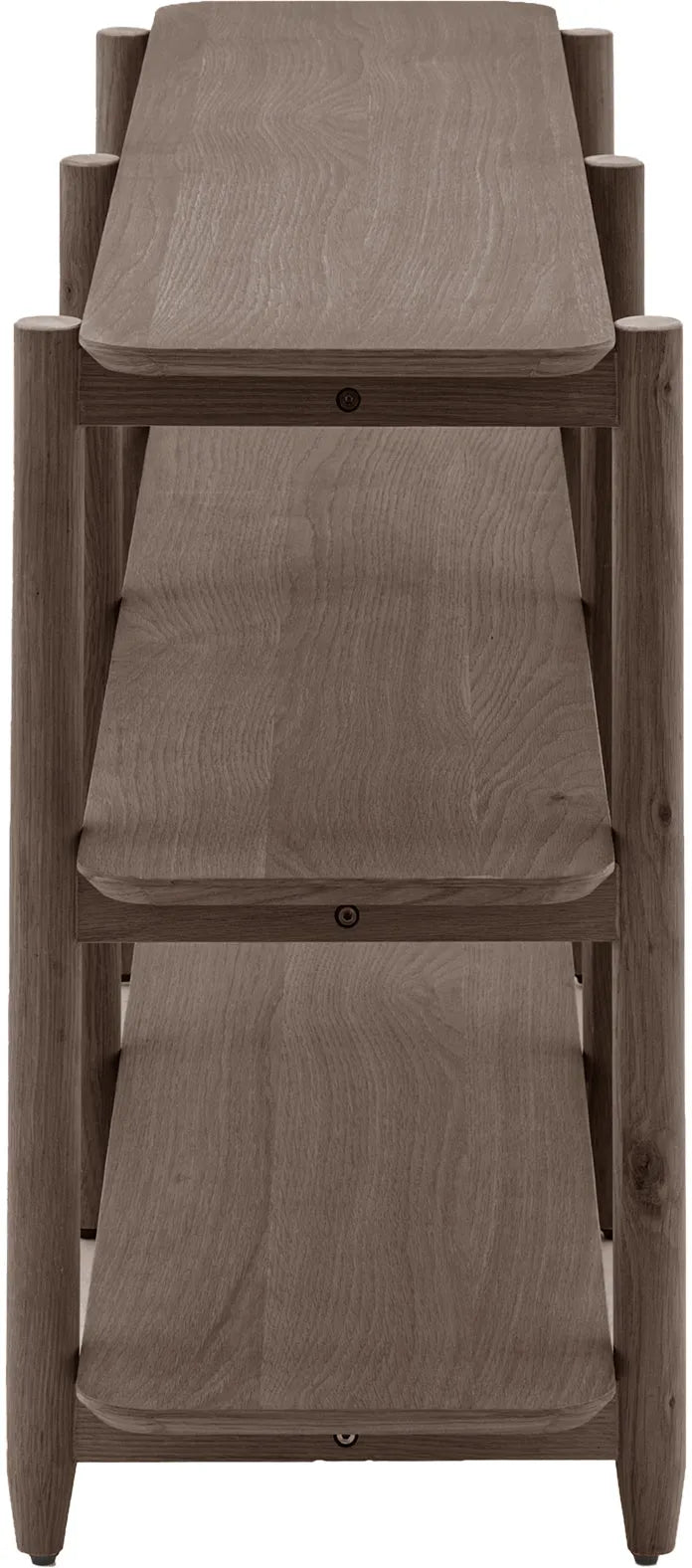 Gallery Direct Hatfield Wide Open Display Smoked