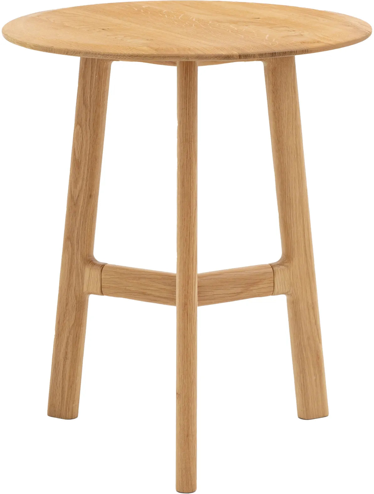 Gallery Direct Madrid Round Side Table in Oak