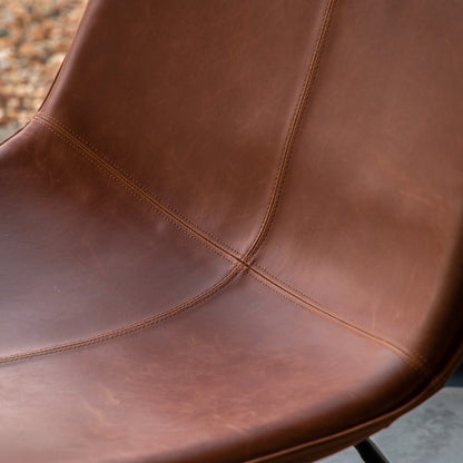 Gallery Direct Hawking Lounge Chair in Brown