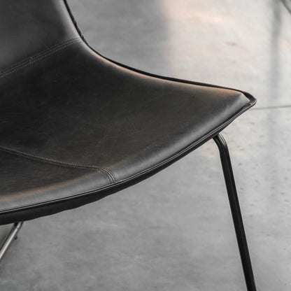 Gallery Direct Hawking Lounge Chair in Charcoal