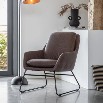 Gallery Direct Funton Chair in Brown