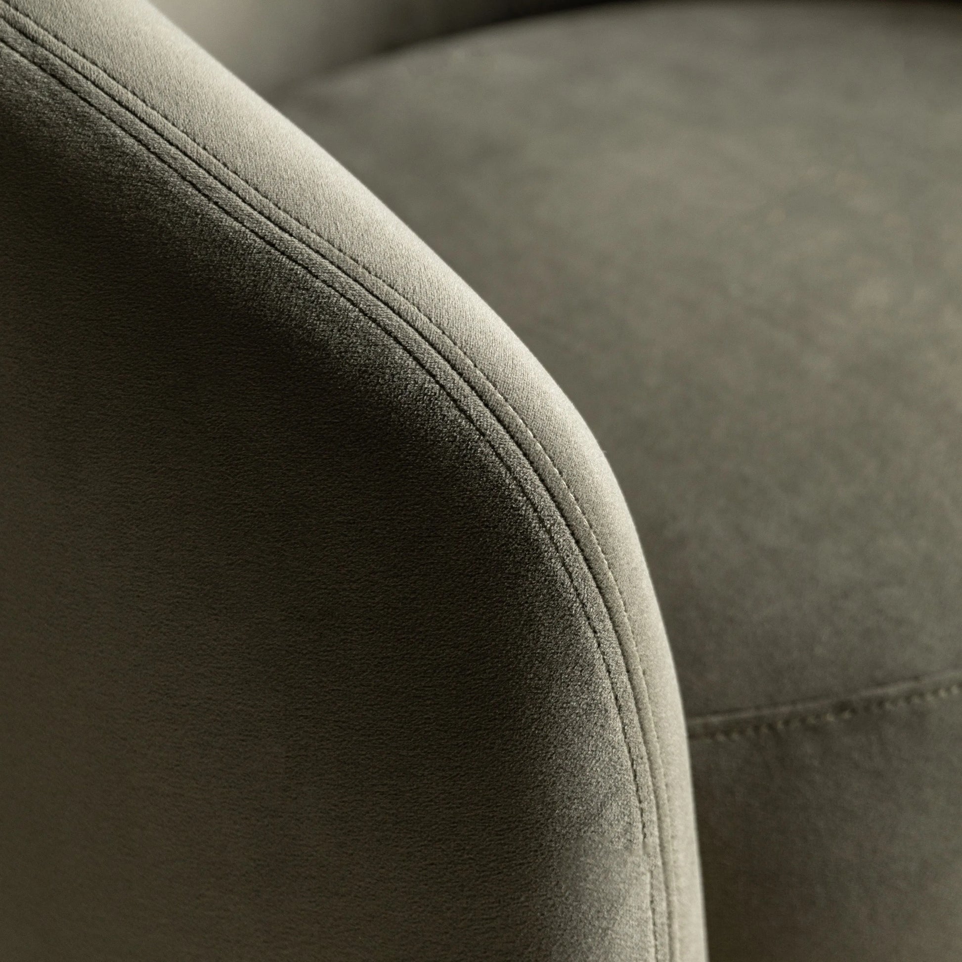 Gallery Direct Curvo Armchair in Moss Green