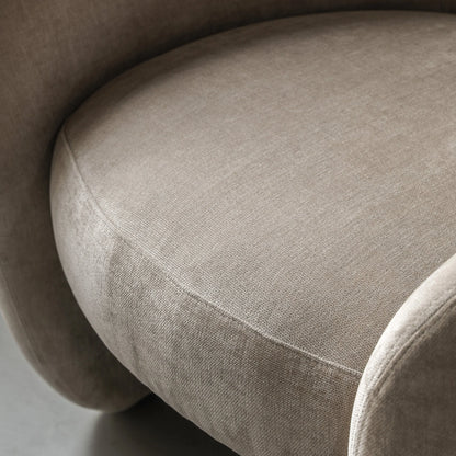 Gallery Direct Curvo Armchair in Cream