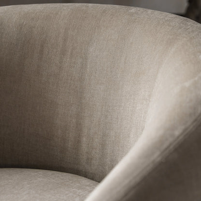 Gallery Direct Curvo Armchair in Cream