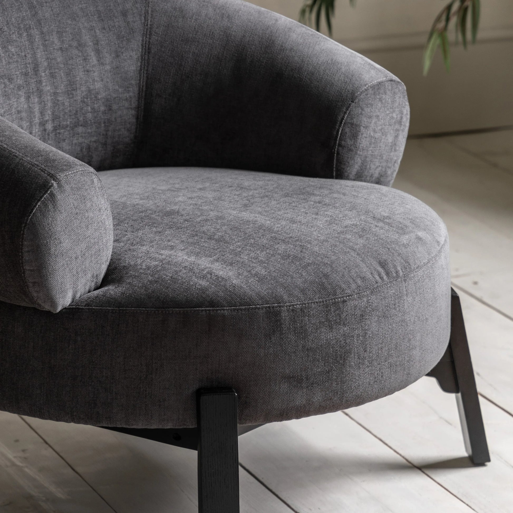 Gallery Direct Ardo Armchair in Anthracite