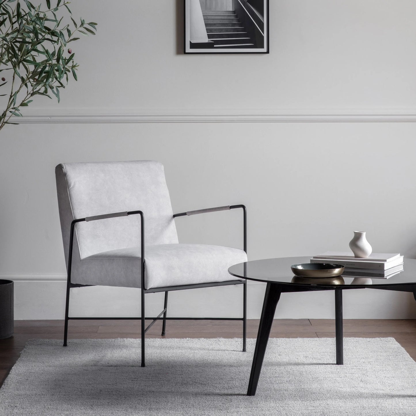 Gallery Direct Chartham Armchair in White