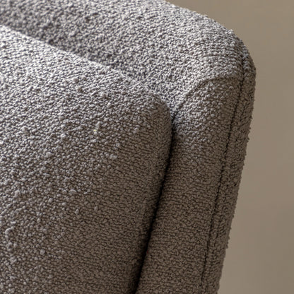 Gallery Direct Brompton Armchair in Dark Grey Linen Fabric