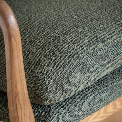 Gallery Direct Jensen Armchair in Green