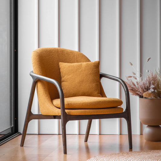 Gallery Direct Alegra Armchair in Ochre