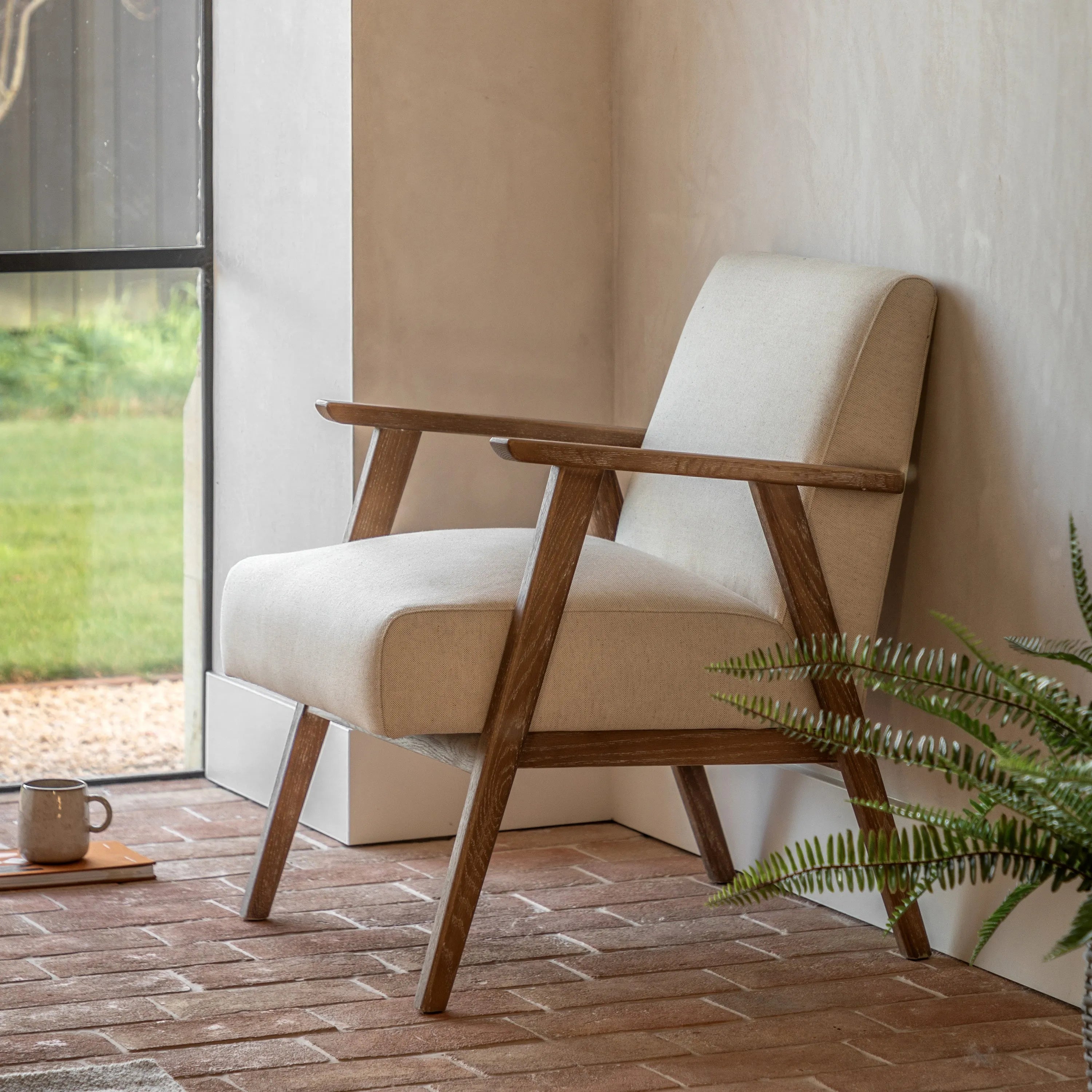 Gallery Direct Neyland Armchair in Natural