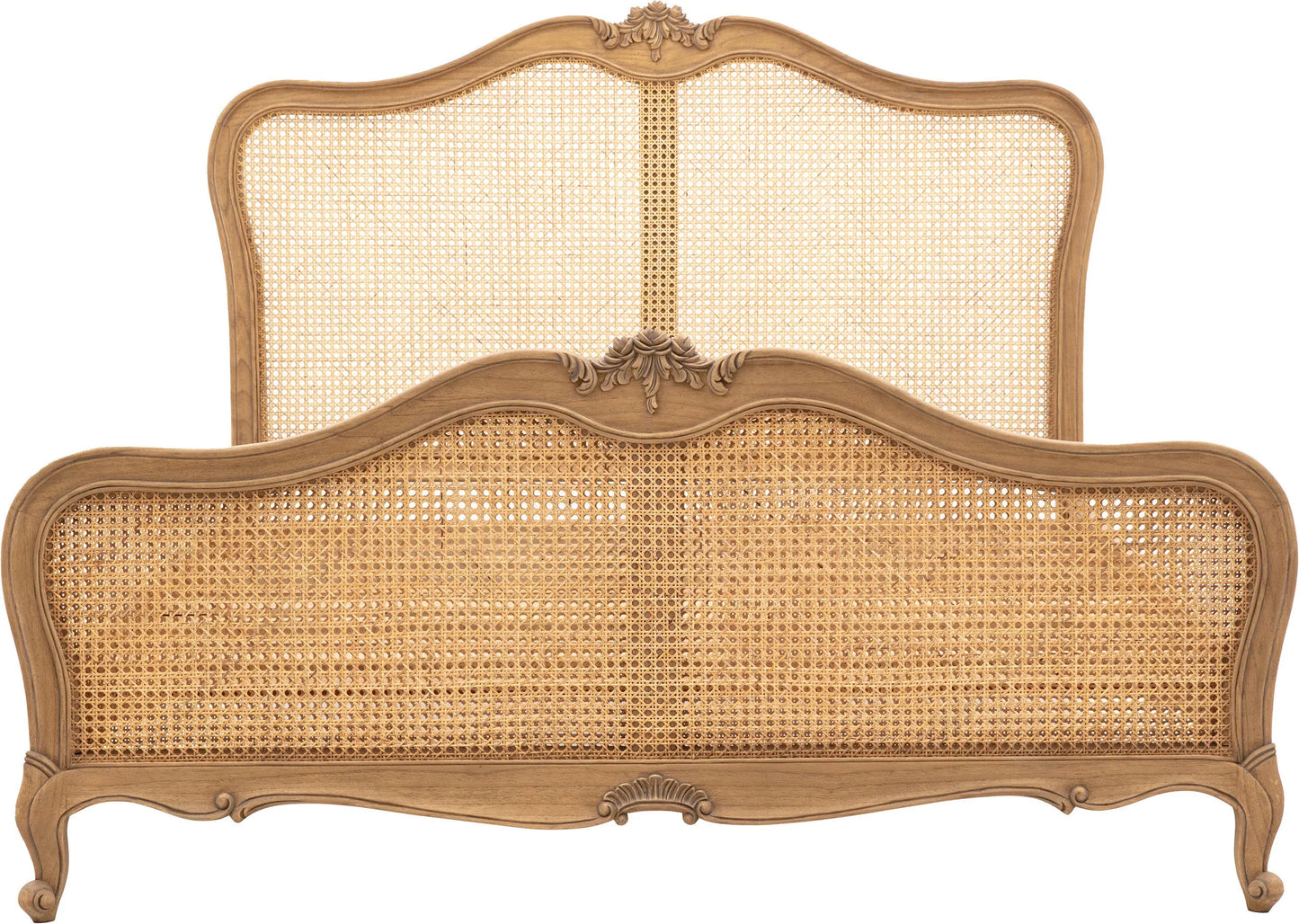 Gallery Direct Chic Weathered Super King Cane Bed