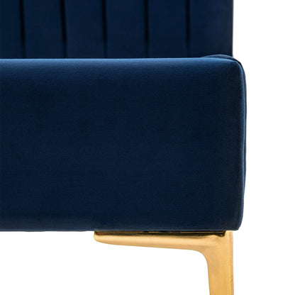 Gallery Direct Kensington Double Bed in Indigo