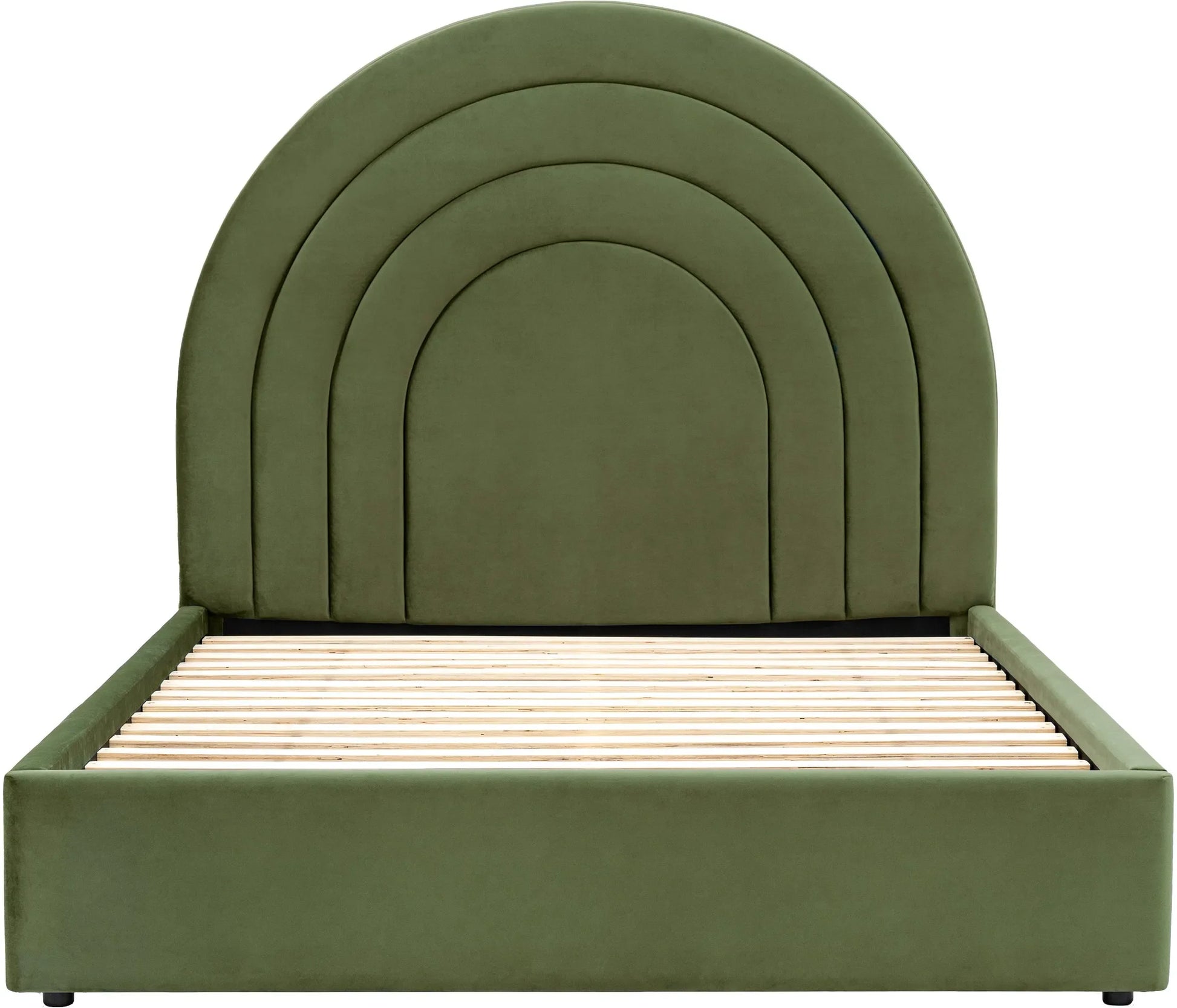 Gallery Direct Arch Kingsize Bed in Olive