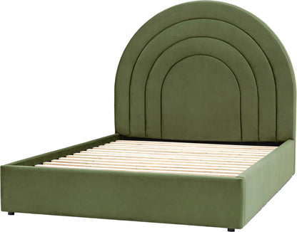 Gallery Direct Arch Kingsize Bed in Olive