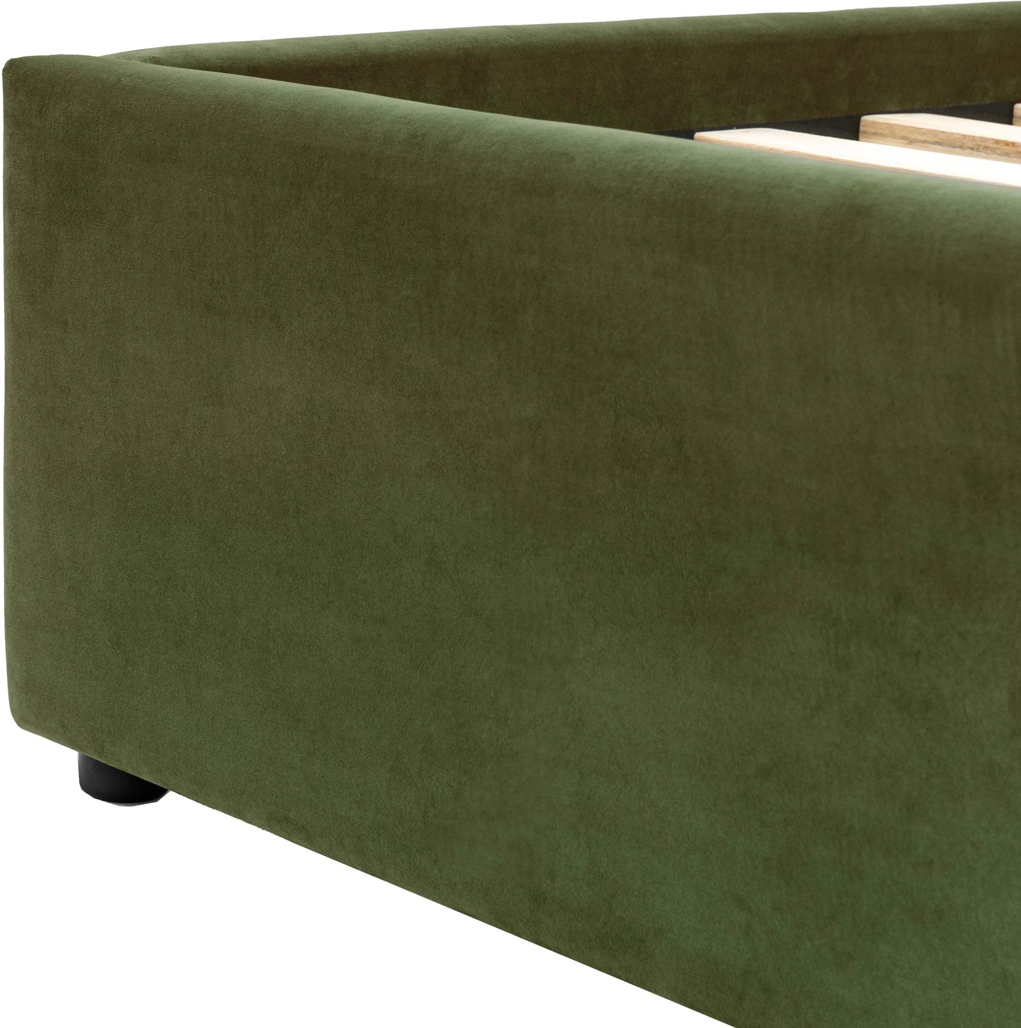 Gallery Direct Arch Kingsize Bed in Olive