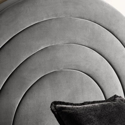 Gallery Direct Arch Kingsize Bed in Elephant