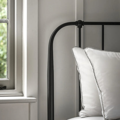 Gallery Direct Loughton Single Bedstead in Black