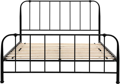 Gallery Direct Loughton Double Bedstead in Black
