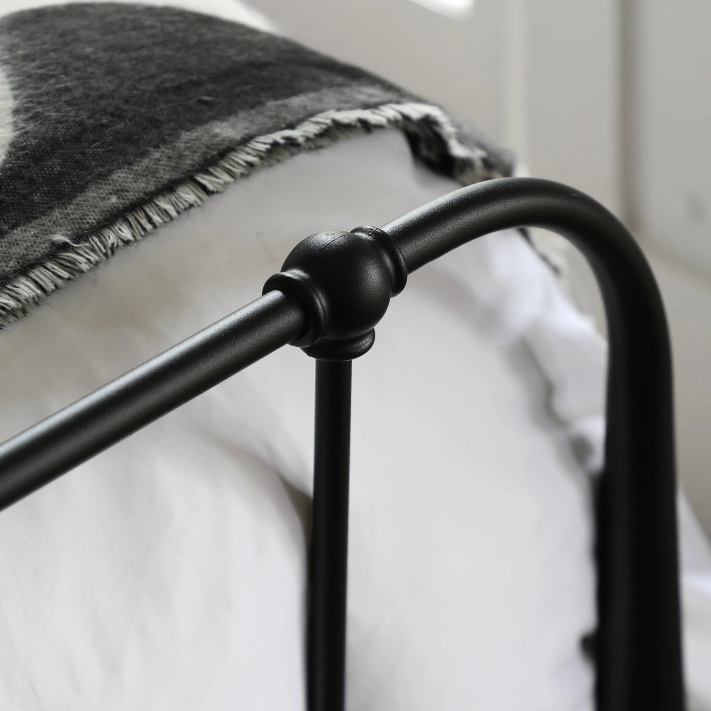 Gallery Direct Loughton Double Bedstead in Black