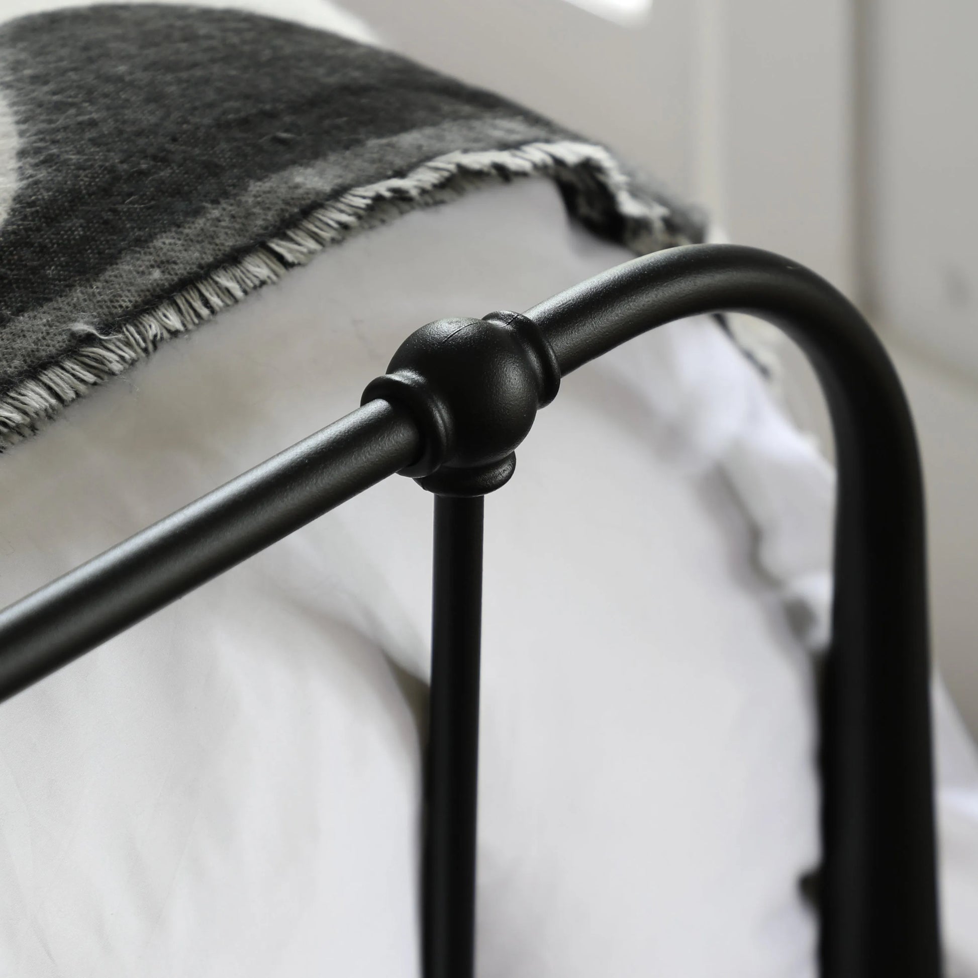 Gallery Direct Loughton Double Bedstead in Black