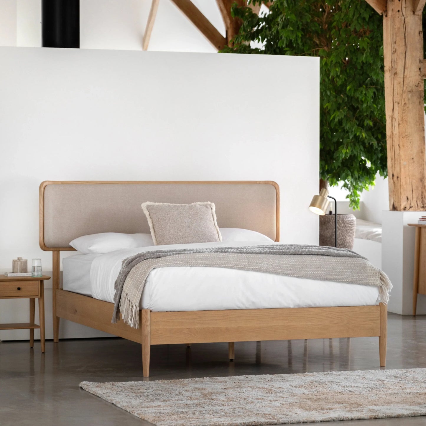 Gallery Direct Hatfield Double Bed Natural