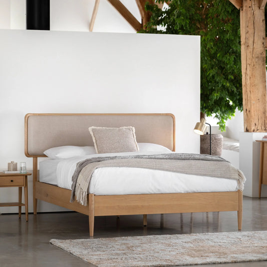 Gallery Direct Hatfield Kingsize Bed Natural