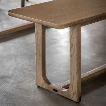 Gallery Direct Craft Dining Bench Smoked