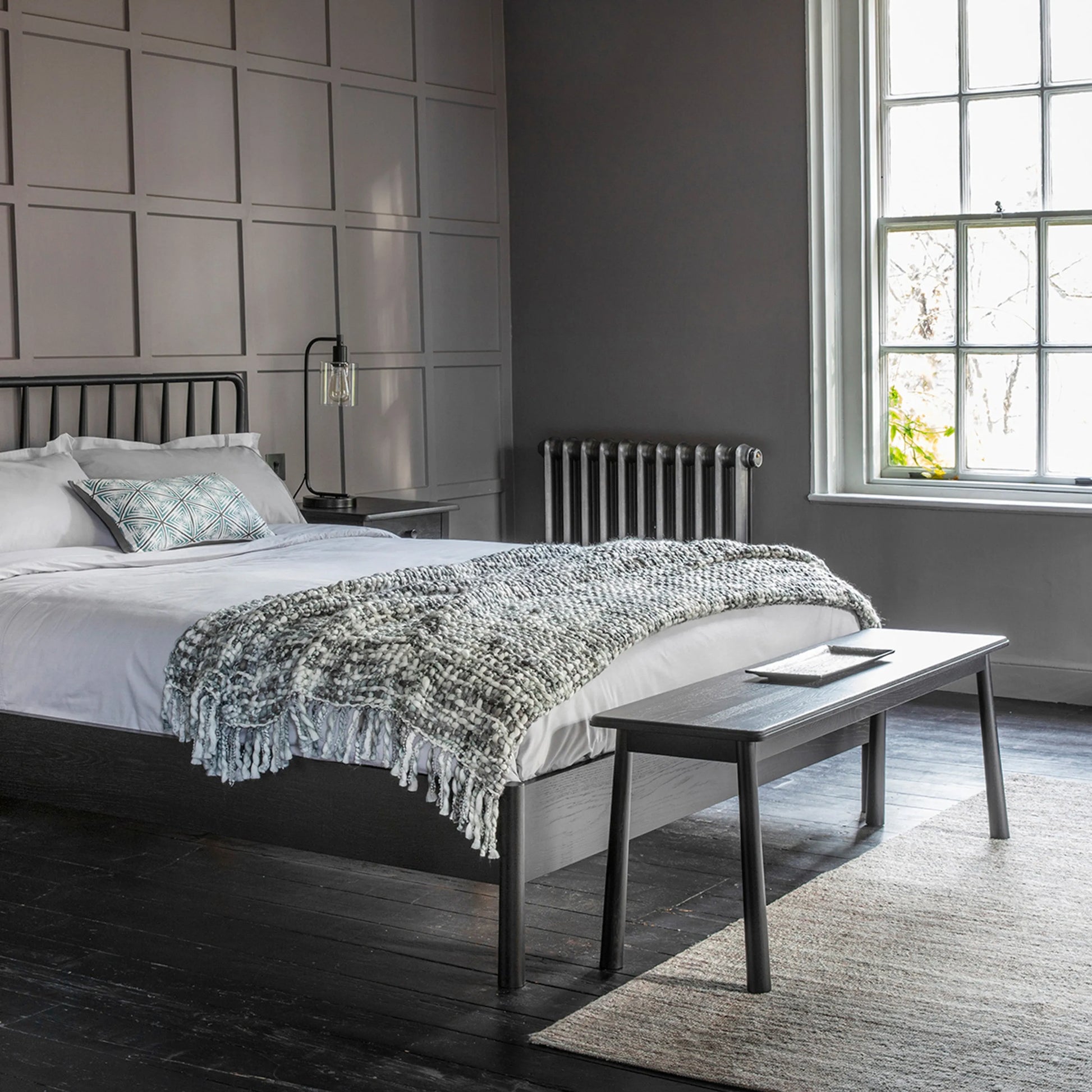 Gallery Direct Wycombe Dining Bench Black