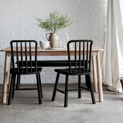 Gallery Direct Wycombe Dining Bench Black