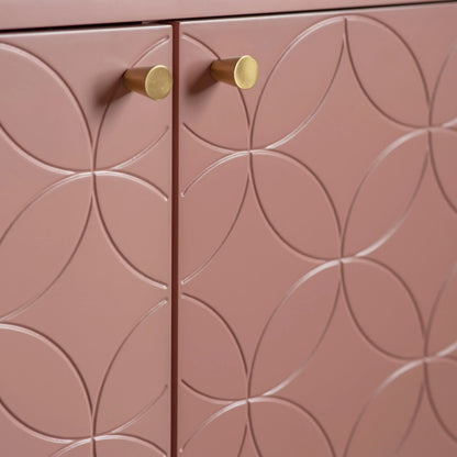 Gallery Direct Holbrook 2 Door Cabinet Pink