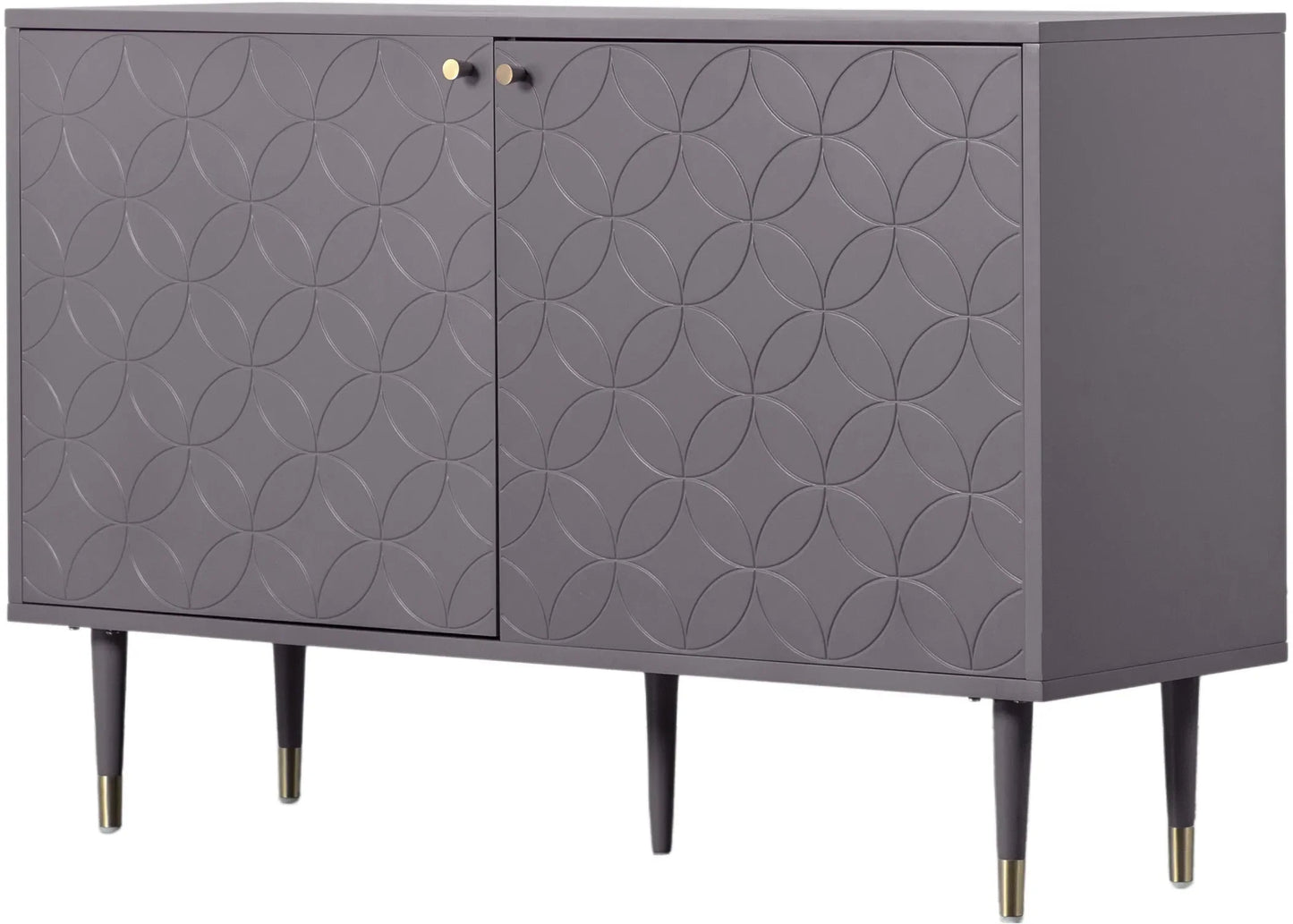Gallery Direct Holbrook 2 Door Cabinet Grey