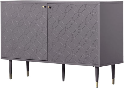 Gallery Direct Holbrook 2 Door Cabinet Grey