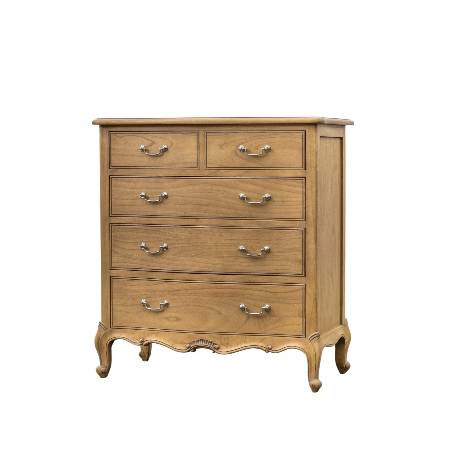 Gallery Direct Chic 5 Drawer Chest Weathered