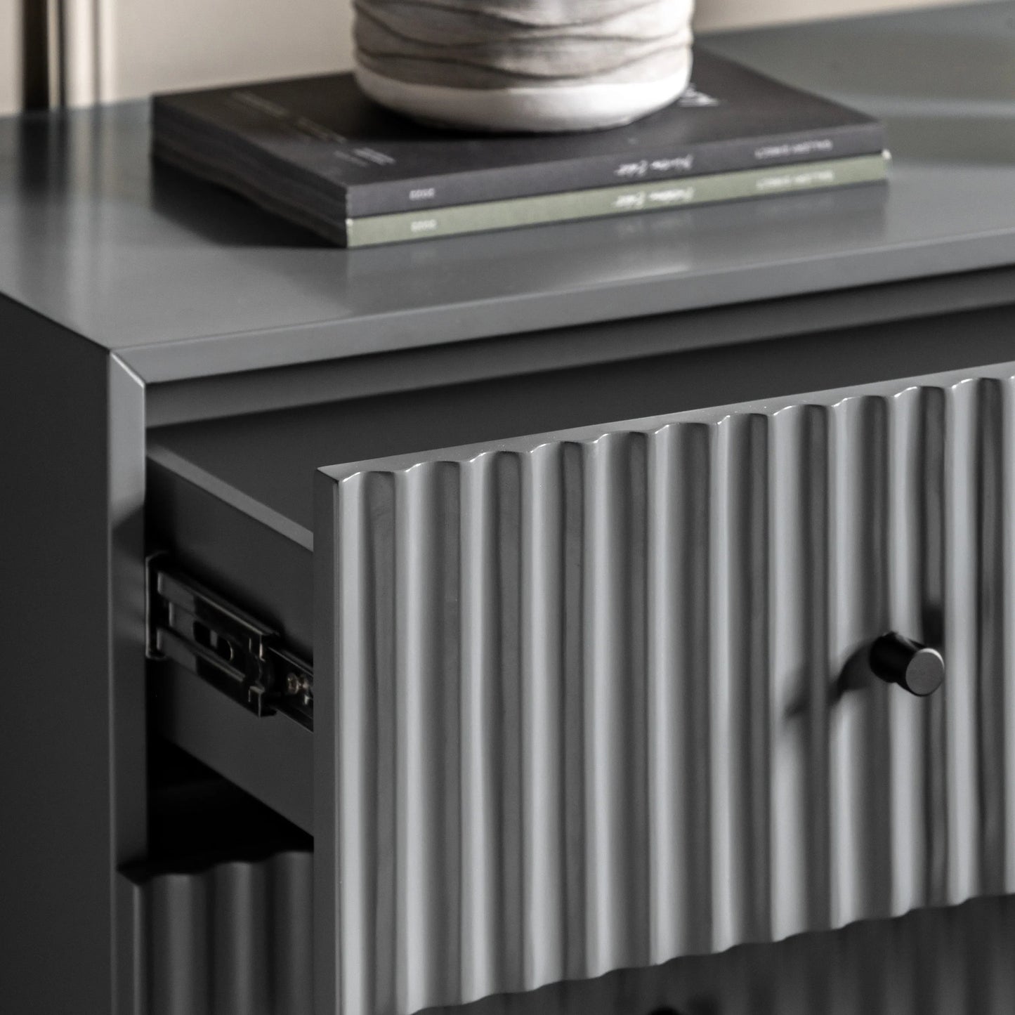 Gallery Direct Buckhurst 3 Drawer Chest in Grey