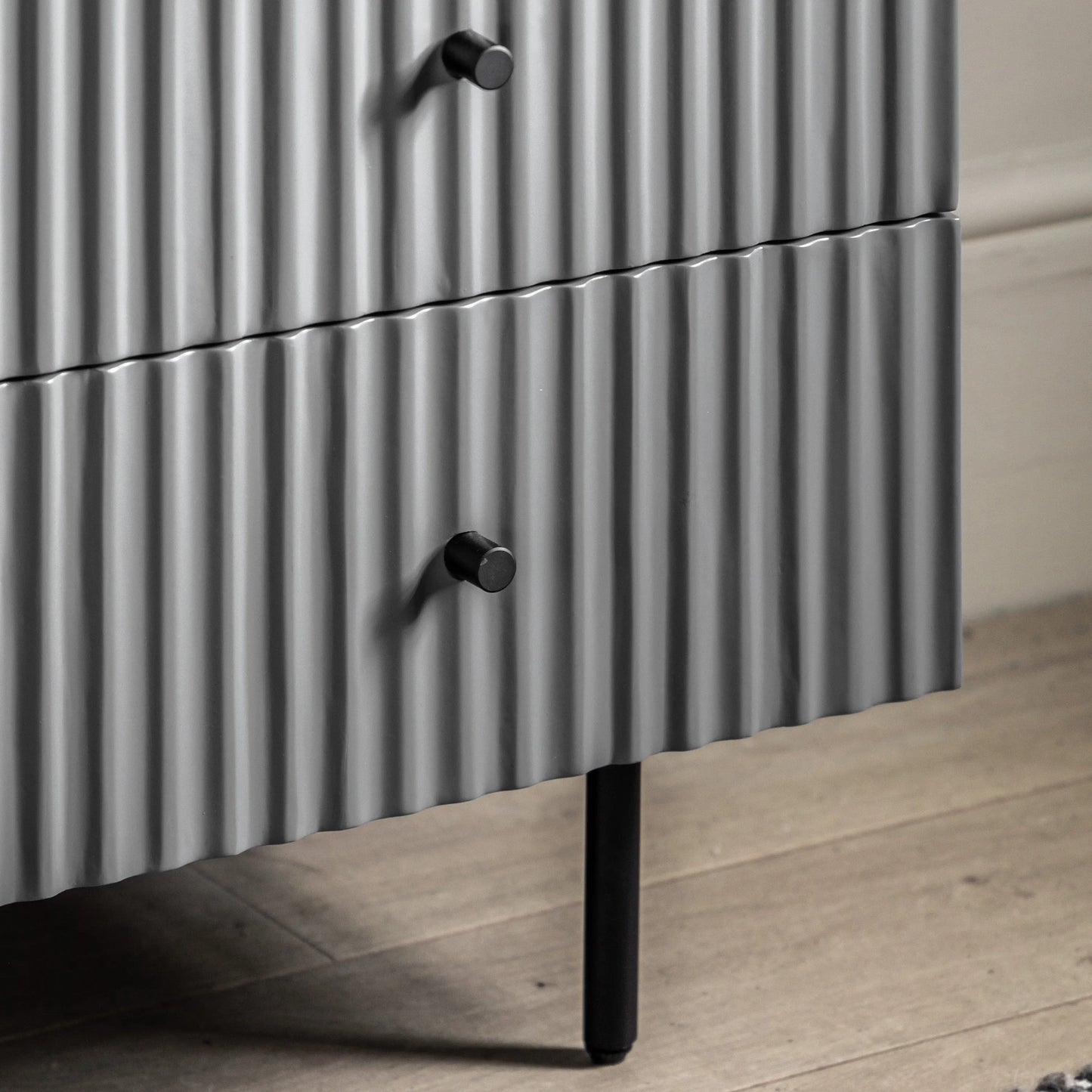 Gallery Direct Buckhurst 3 Drawer Chest in Grey