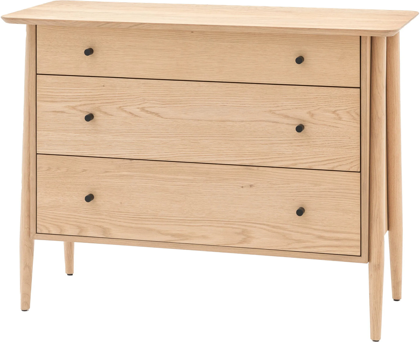 Gallery Direct Hatfield 3 Drawer Chest Natural