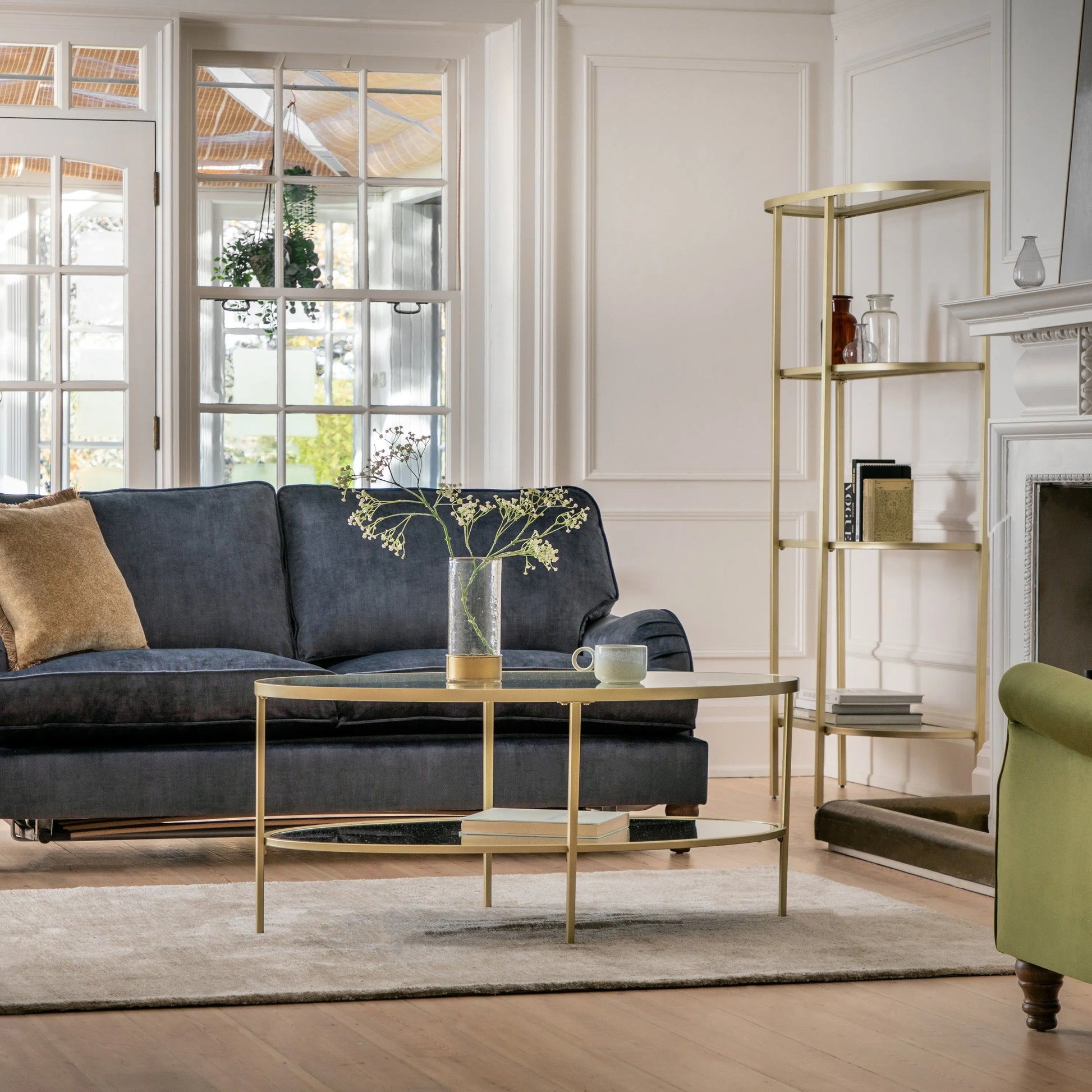 Gallery Direct Hudson Coffee Table Champagne