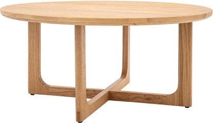 Gallery Direct Craft Round Coffee Table in Natural
