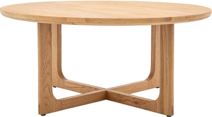 Gallery Direct Craft Round Coffee Table in Natural