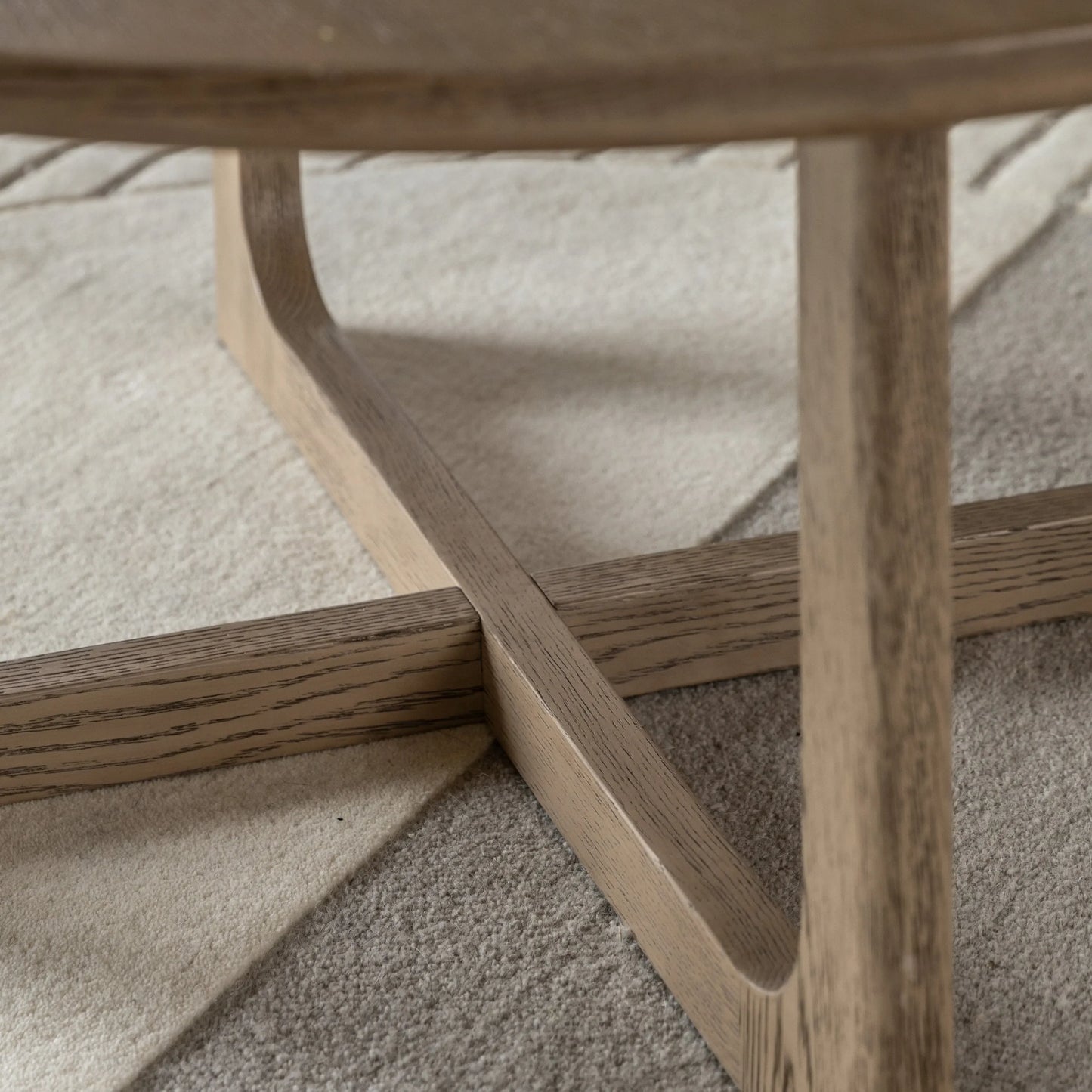 Gallery Direct Craft Round Coffee Table Smoked