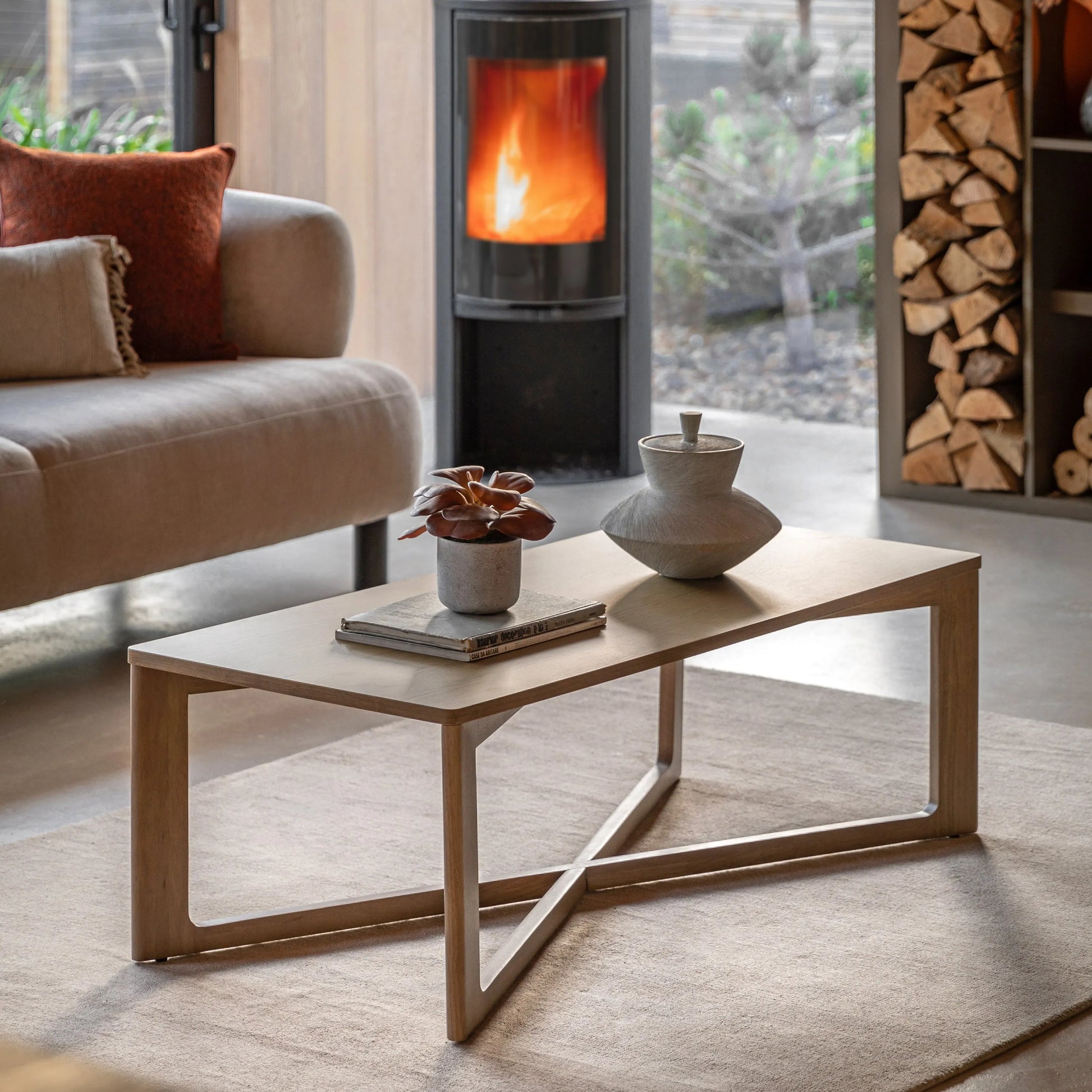 Gallery Direct Panelled Coffee Table