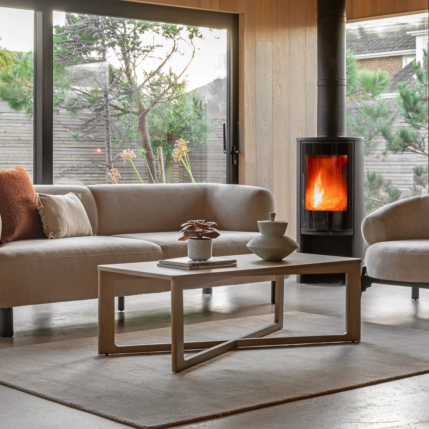 Gallery Direct Panelled Coffee Table