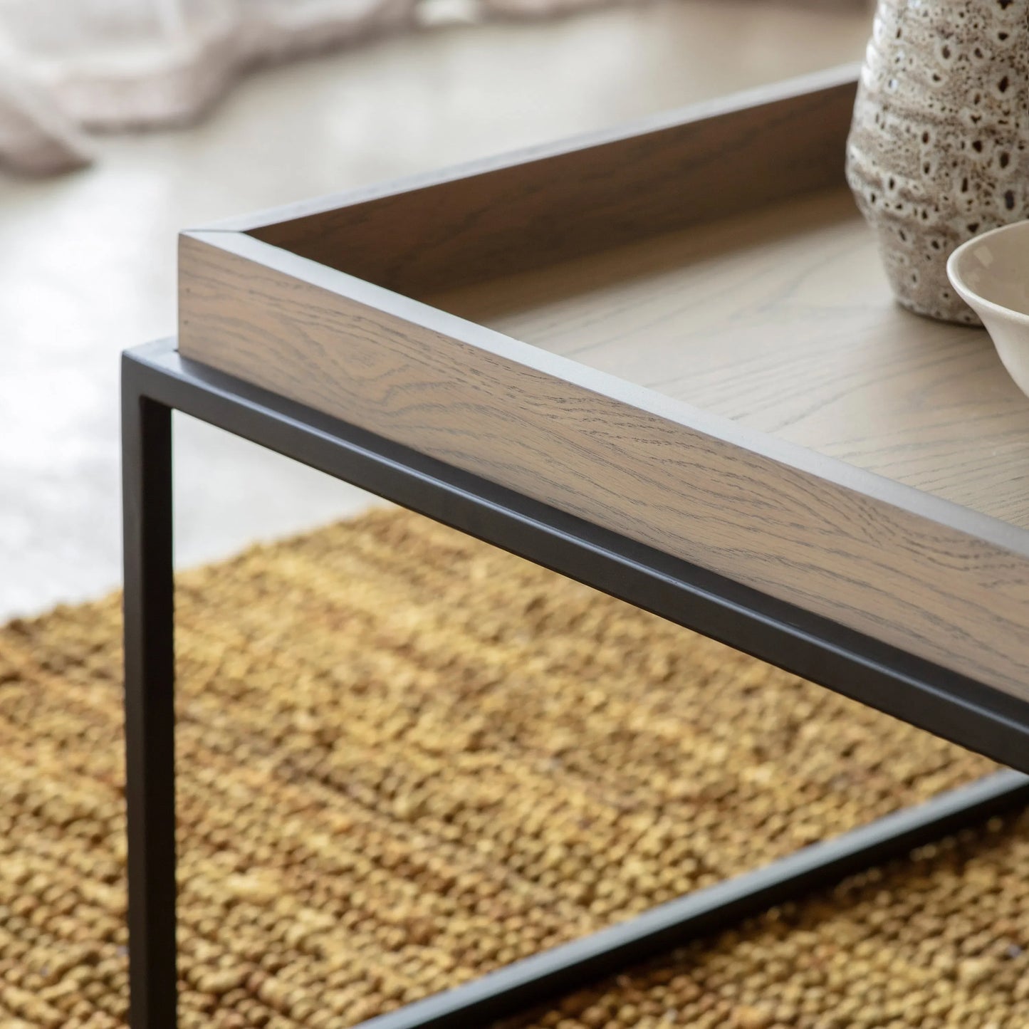 Gallery Direct Forden Tray Coffee Table Grey