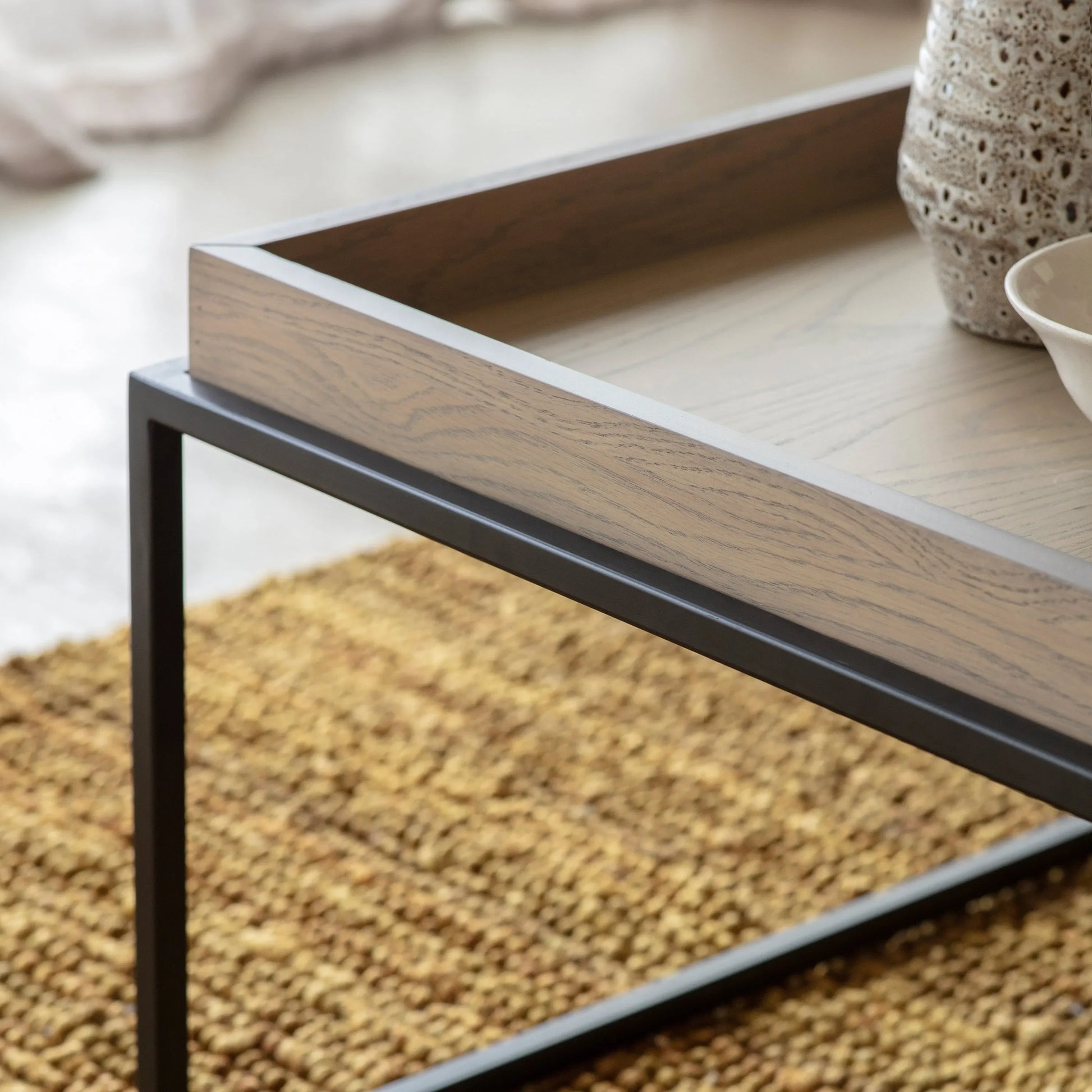 Gallery Direct Forden Tray Coffee Table Grey