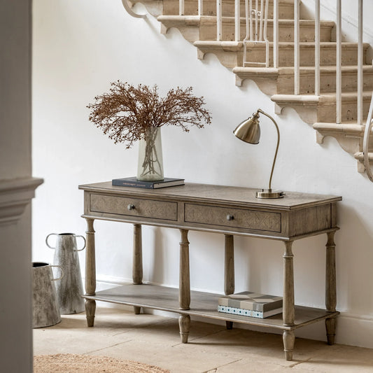 Gallery Direct Mustique 2 Drawer Console Table