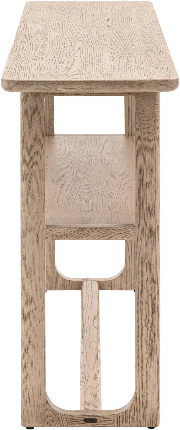 Gallery Direct Craft Console Table Smoked