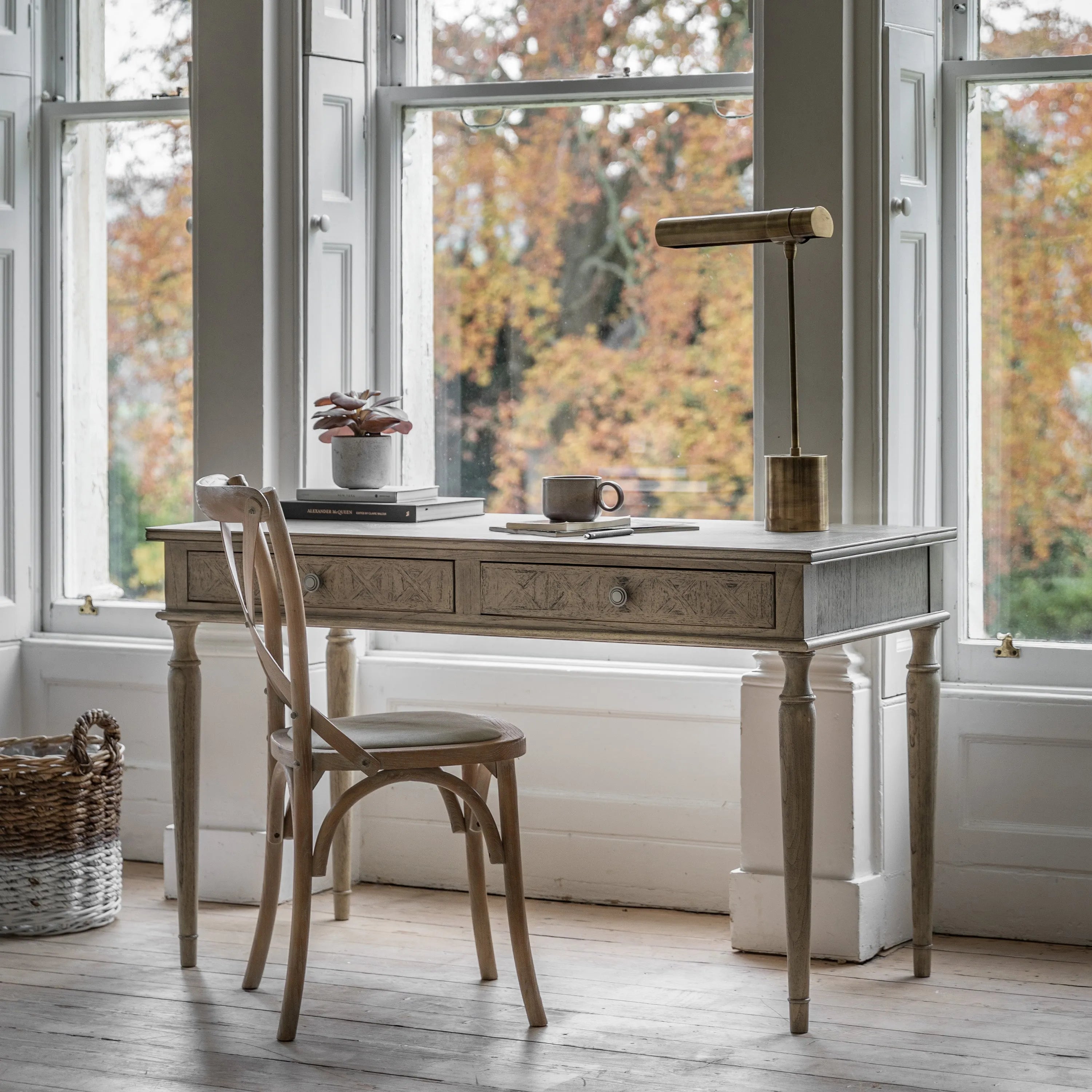 Gallery Direct Mustique 2 Drawer Desk