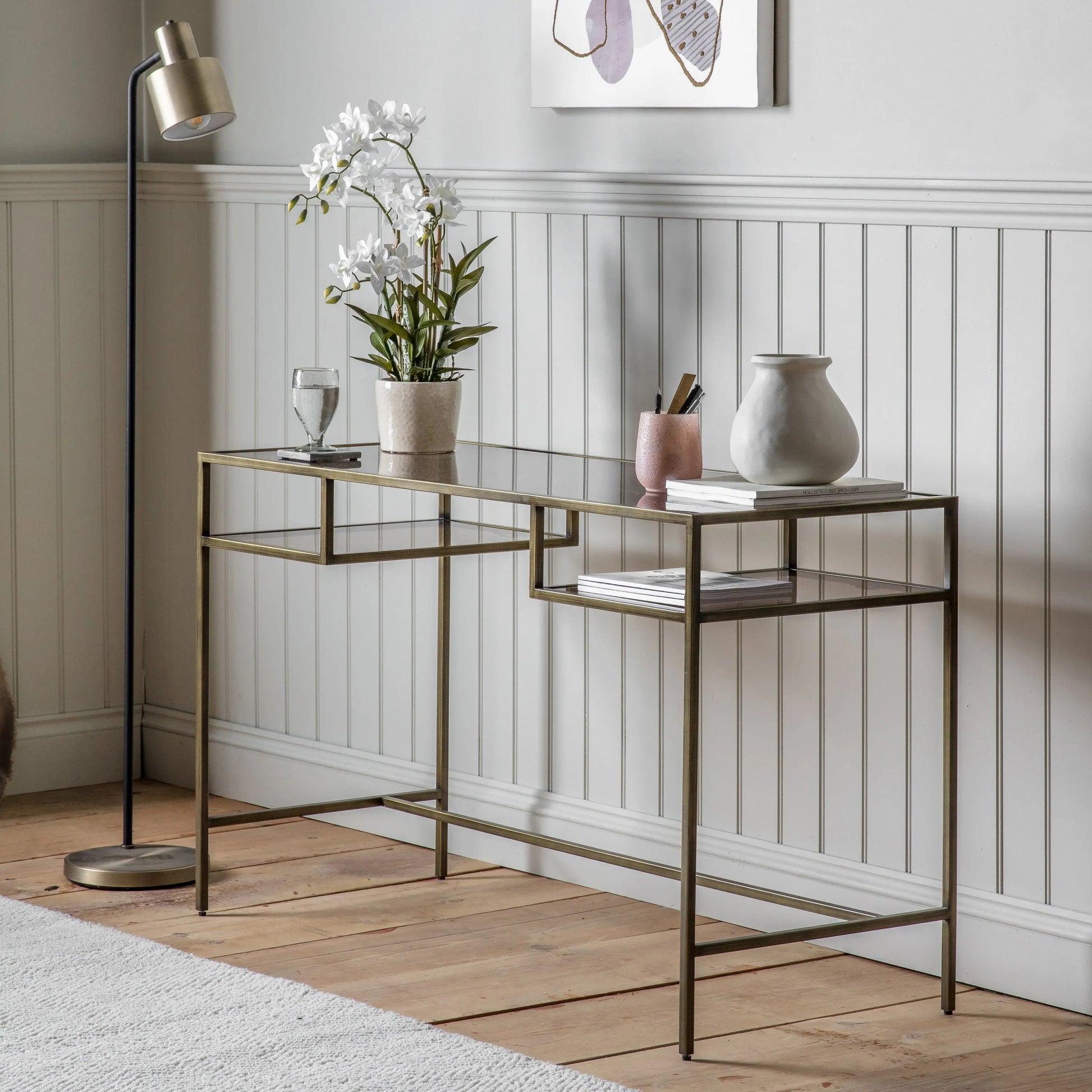 Gallery Direct Rothbury Desk Bronze
