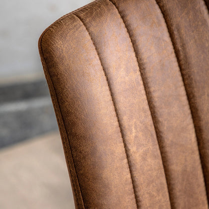 Gallery Direct Pair of Edington Dining Chairs in Brown