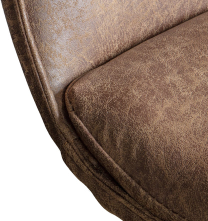 Gallery Direct Pair of Hinks Dining Chairs in Brown